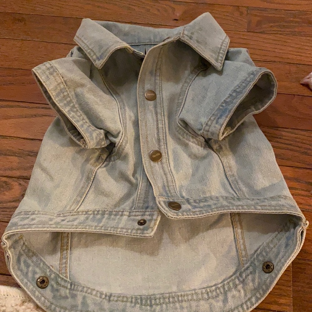 Pet Jean Jacket